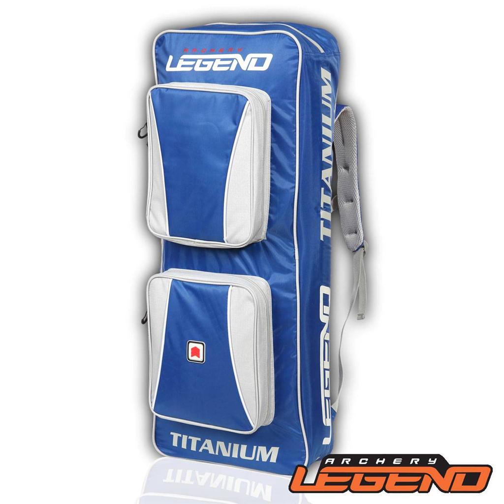 Legend Titanium Archery Back Pack Backpack Recurve Bow Red Blue Silver Bag Case