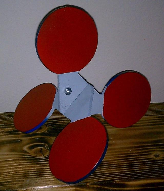 "The Texas Walker" 1/4" A36 Reactive Steel Target Always on Auto Reset