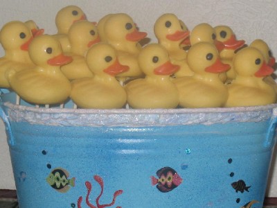 Baby Feet Lollipops Baby Shower Favors on 50 Ducky Duckie Lollipops Baby Shower Birthday Favors   Ebay