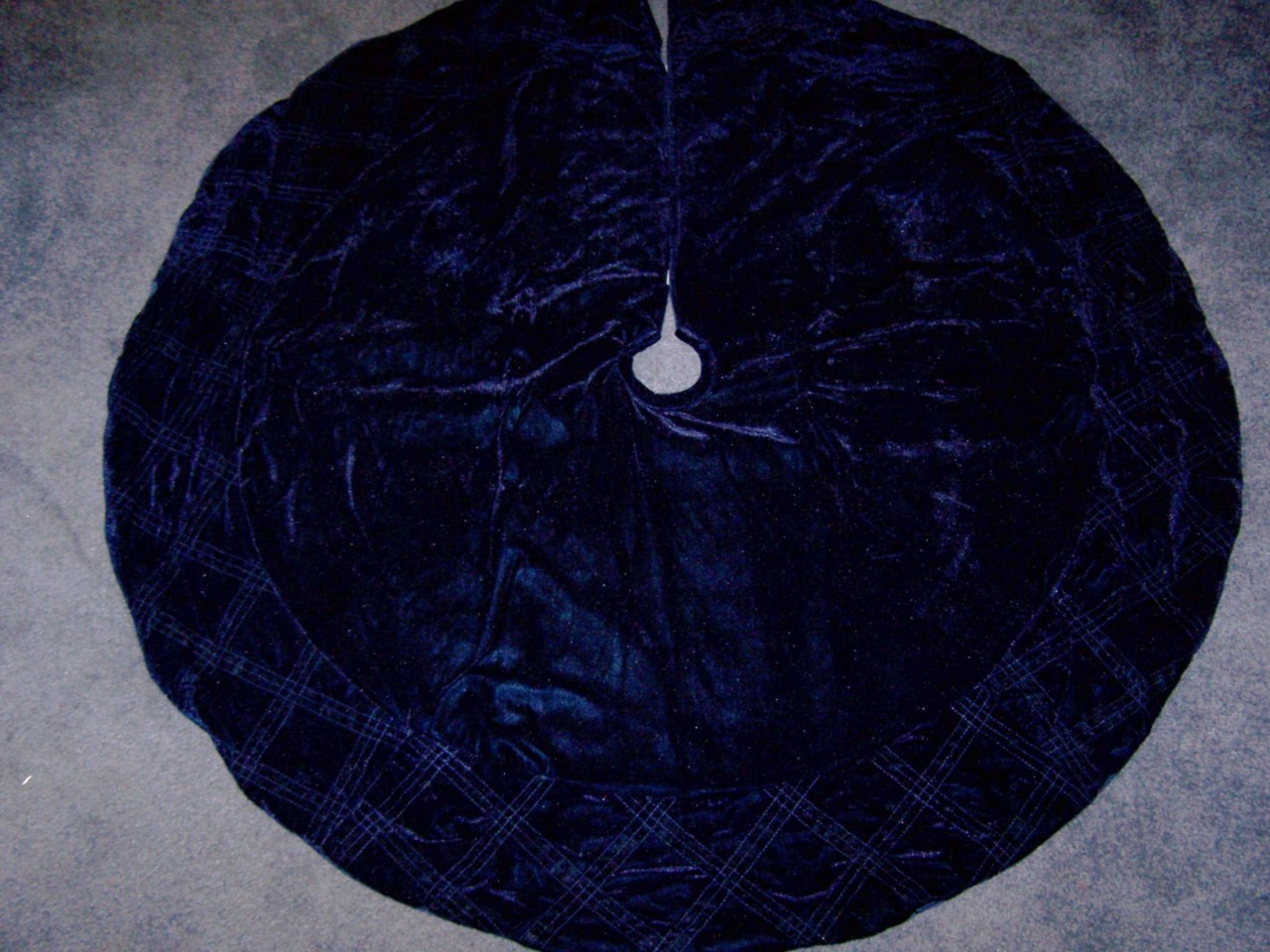 personalized solid blue velvet christmas tree skirt ebay personalized solid blue velvet christmas tree skirt ebay