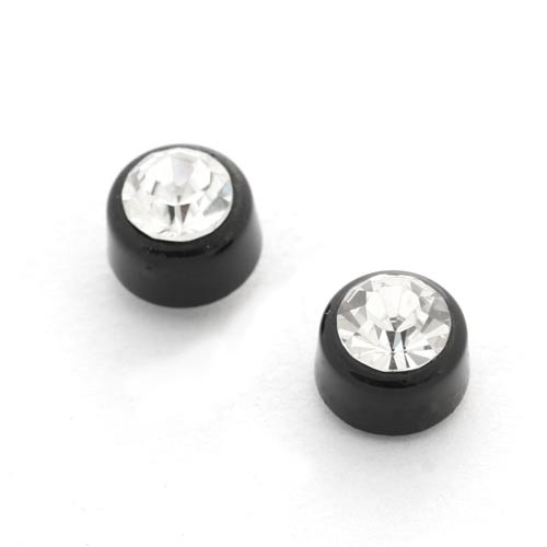 Black Magnetic Earrings For Men