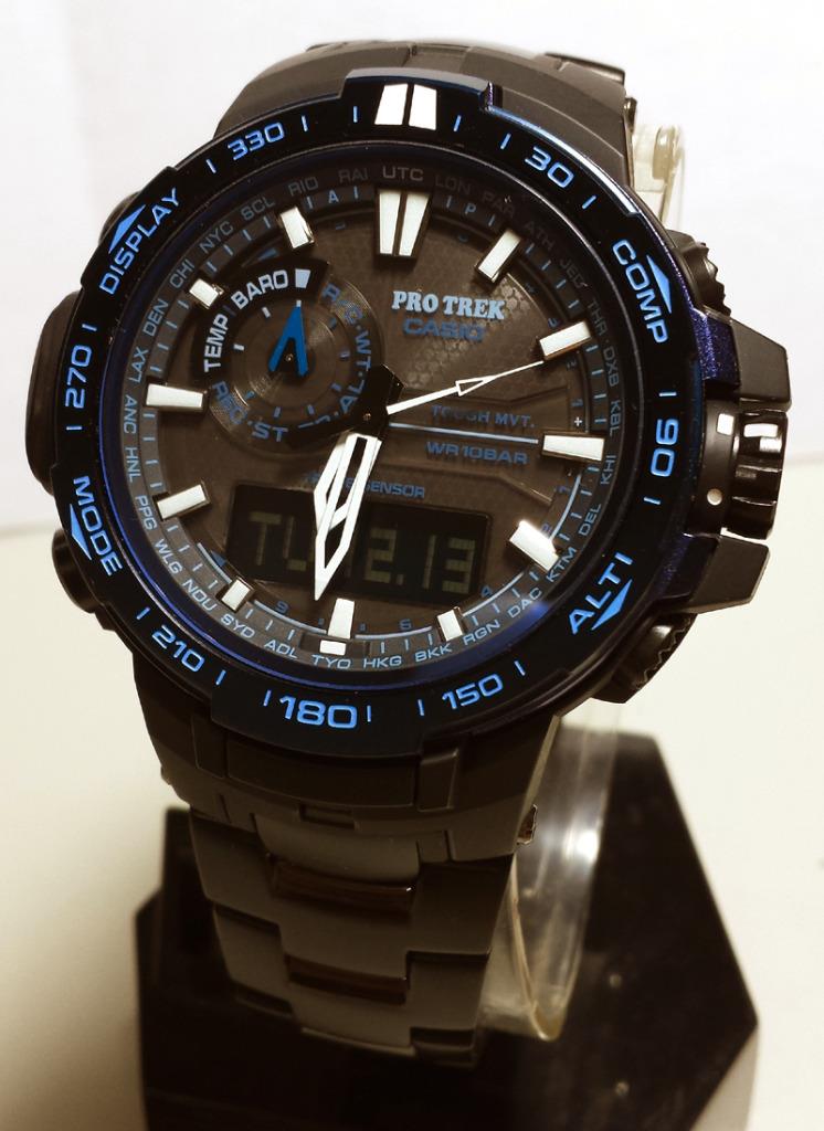 casio thermo compass watch