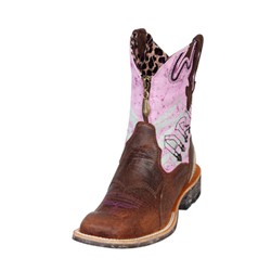 NIB! ARIAT ZipitBaby Fat Baby Boots 10006852 Chocolate