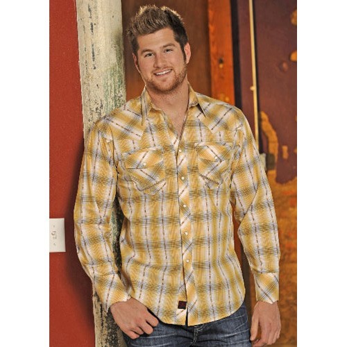 innovative boys yellow plaid shirt