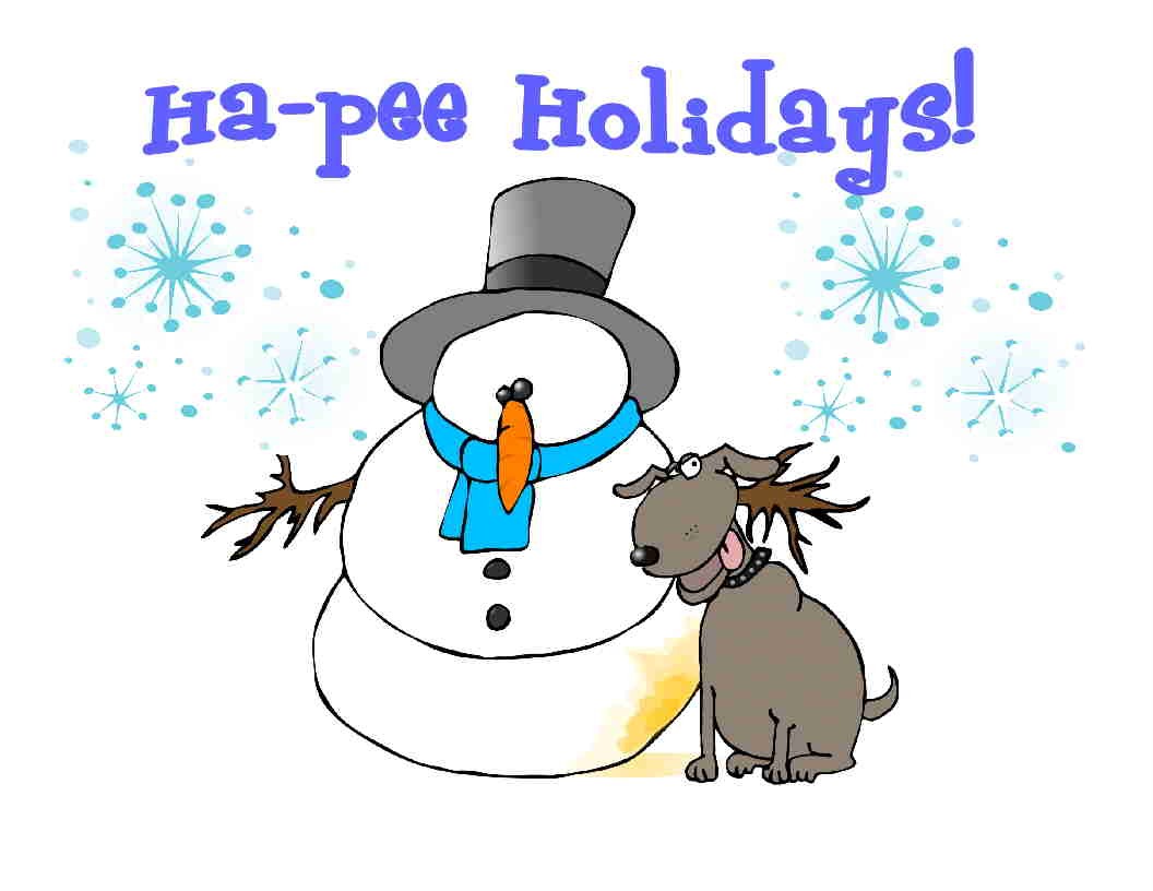Custom Made T Shirt Ha Pee Holidays Happy Snowman Dog Pee Hilarious