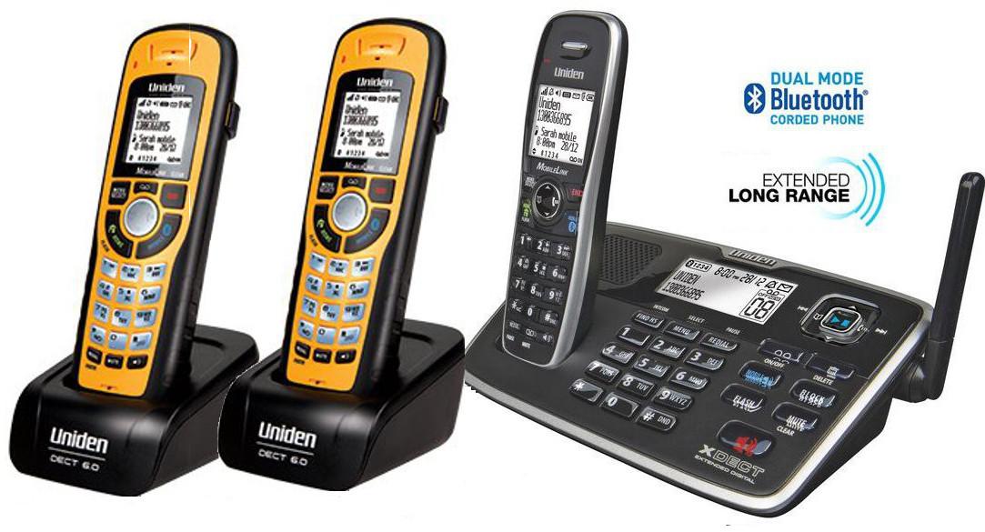 Uniden XDECT 8155+2WP Triple LONG RANGE Waterproof hset cordless phone