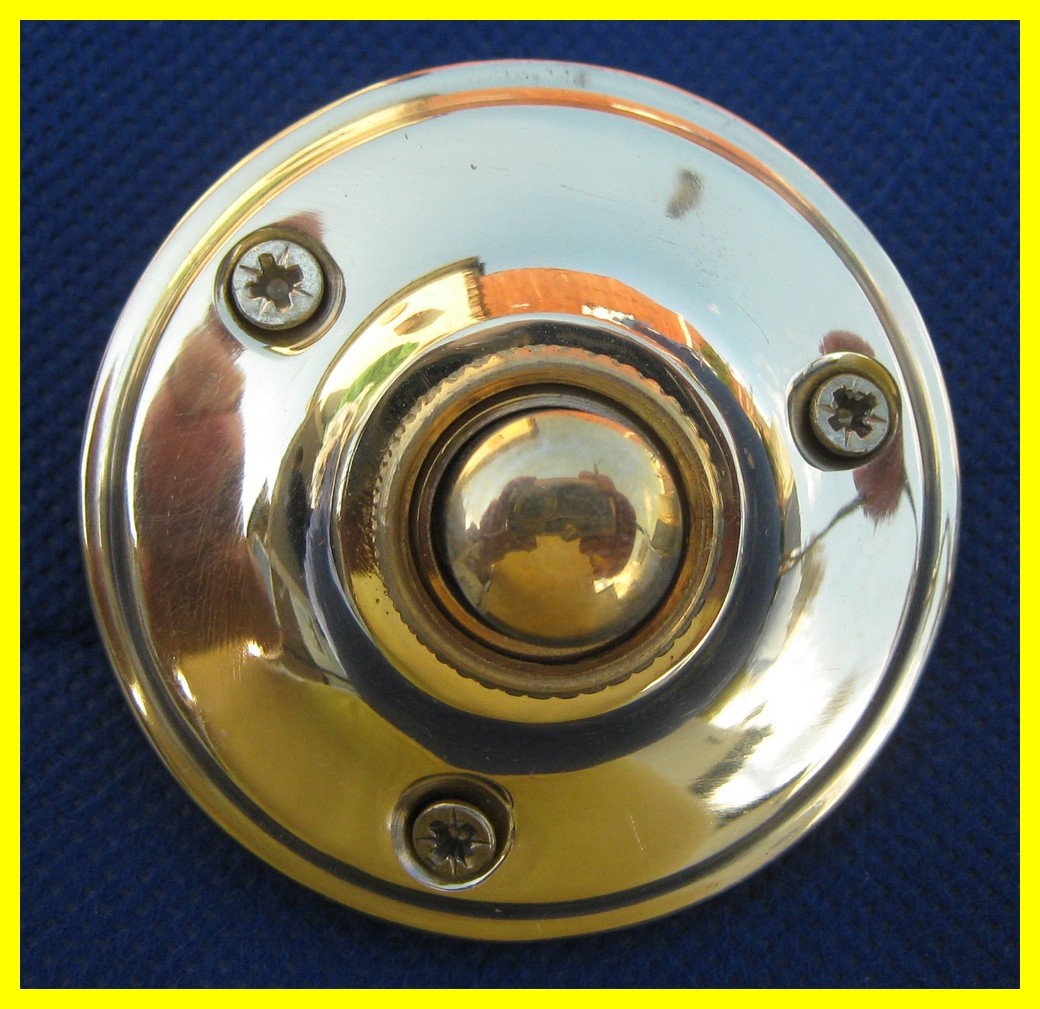 Quality Polished Brass Bell Push or Victorian eBay