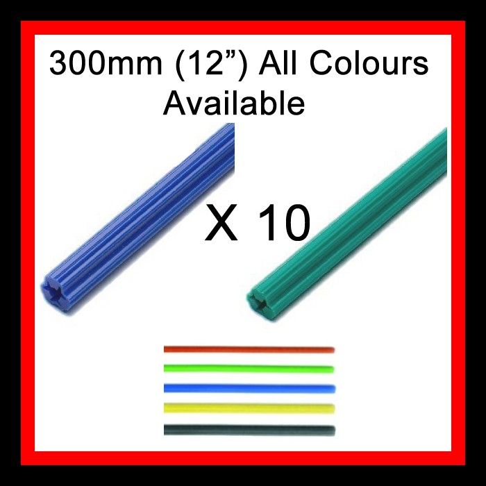 Pack of 10 Wall/Rawl Plug Strips 300mm (12") Long 5 Sizes eBay