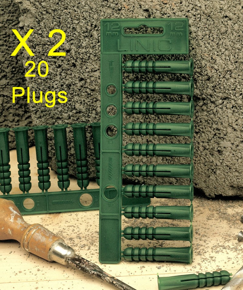 Wall/Rawl Plugs 5 Sizes Available Packs of 40/20 or Mixed. UK Made eBay