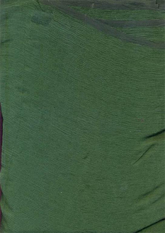 dark green chiffon fabric