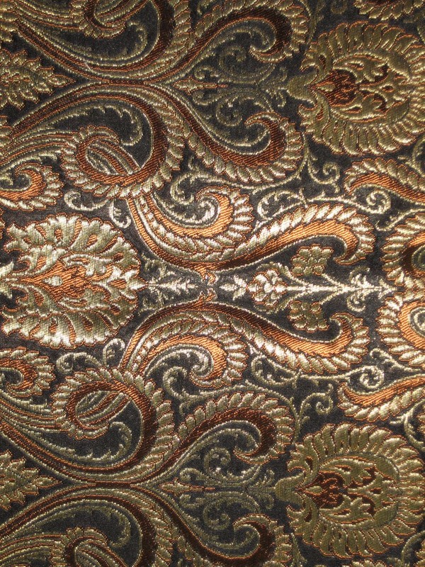 Heavy Silk Brocade Fabric ~absolutely gorgeous