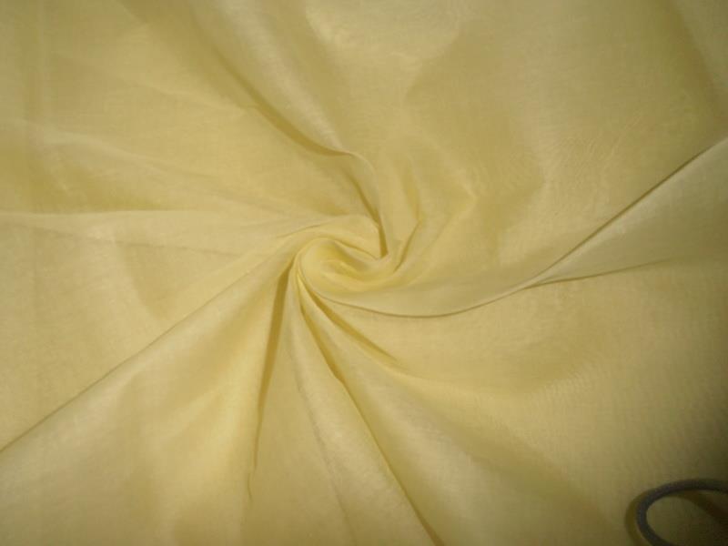 44" wide light olive cotton organdy fabricsoft finish