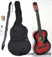 Red Beginning Acoustic Guitar