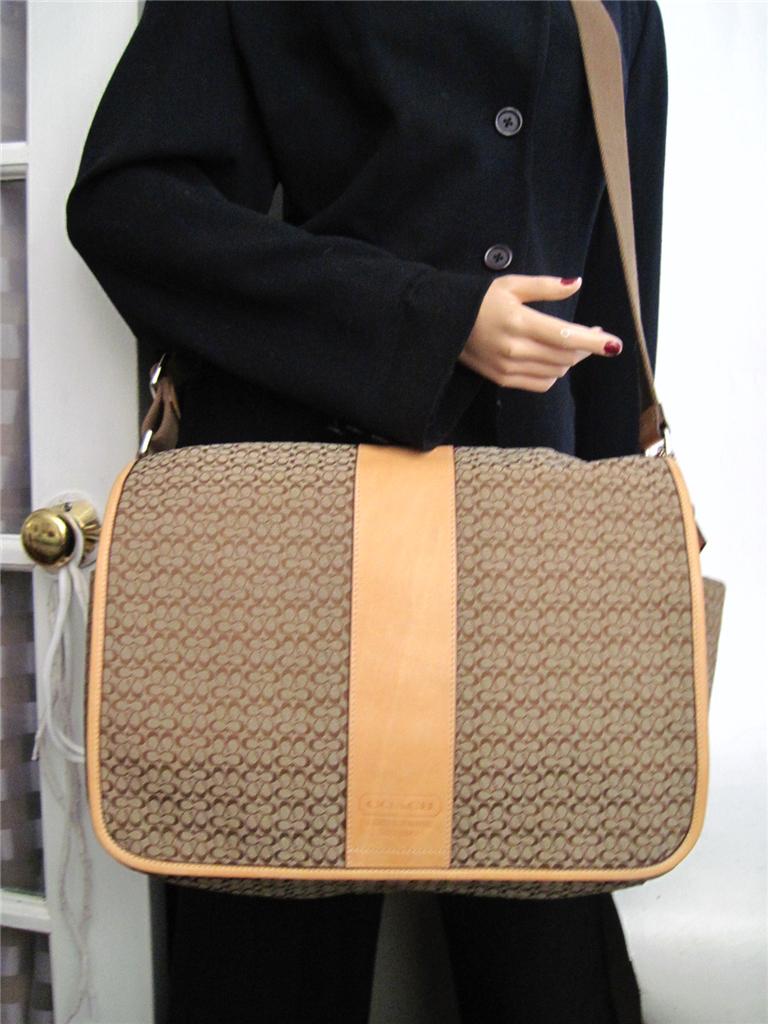 COACH-XXLG-CROSSBODY-LAPTOP-BRIEFCASE-MESSENGER-TRAVEL-DIAPER-BAG ...