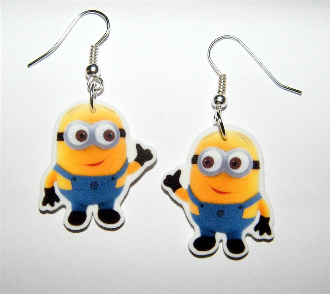 Despicable Me Minion Earrings Gru, Margo, Edith, Agnes eBay