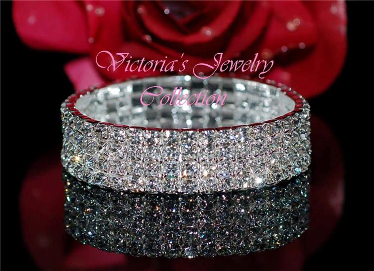 Rhinestone bridal bracelet