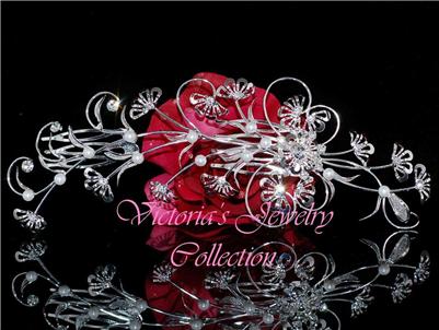 Swarovski Crystal Bridal Prom Comb TC2