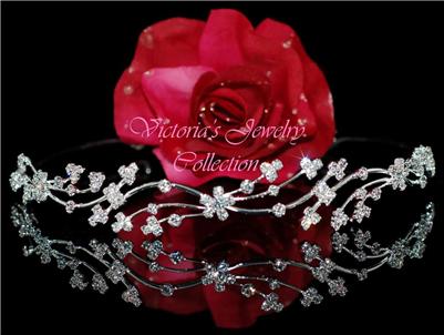 Lovely Bridal Swarovski Rhinestone Tiara T9