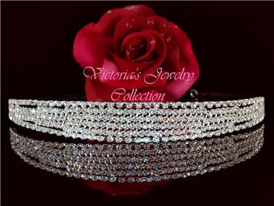 Lovely Bridal Prom Swarovski Crystal Wedding Tiara 1T9