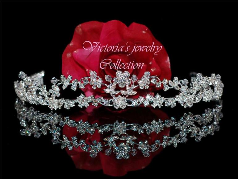Wedding Bridal tiara tiaras crystal