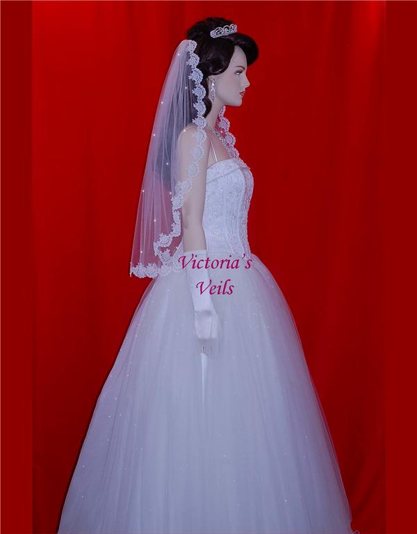 wedding lace veil