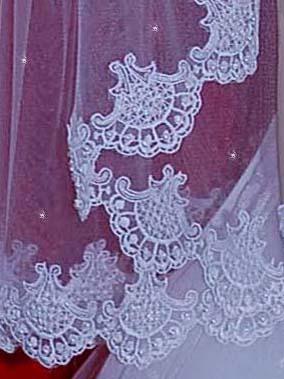 bridal mantilla