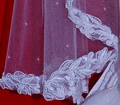 Wedding lace veil