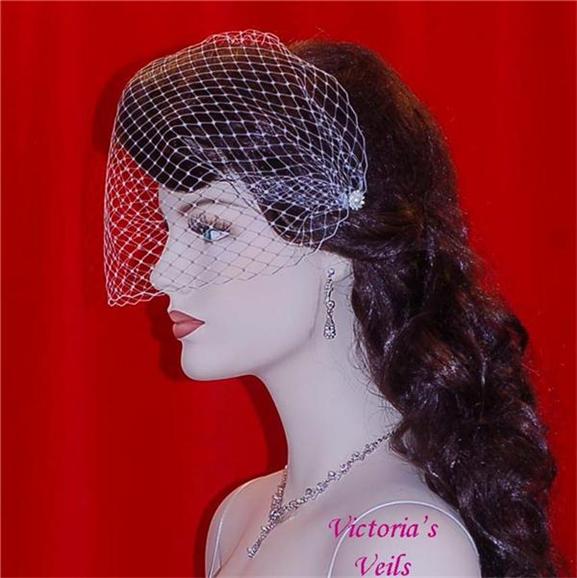 Birdcage wedding veils