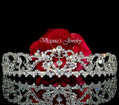 GORGEOUS SWAROVSKI RHINESTONE TIARA HT9
