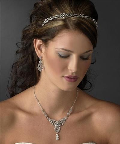 Earrings Necklace Set wedding prom accessories
