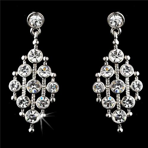 Bridal Wedding Prom Earrings Necklace 