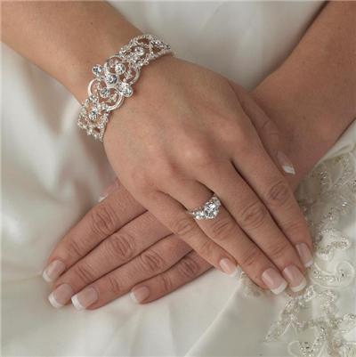 bridal wedding prom bracelet bracelets jewelry accessories