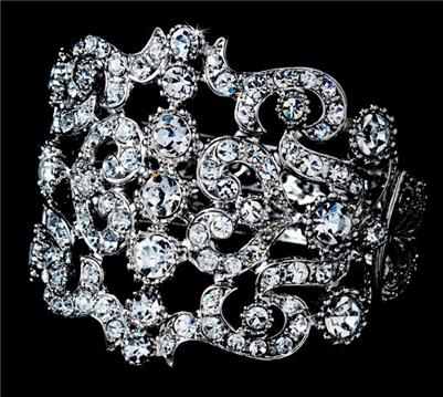 Stunning Swarovski Crystal Fashion Wedding Bridal Prom Bracelet WB912