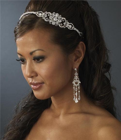 bridal necklace earrings prom wedding