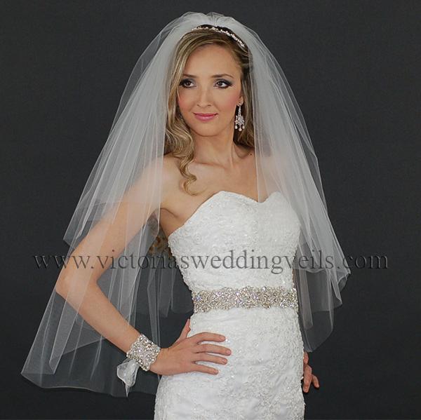 bridal veil cut edge