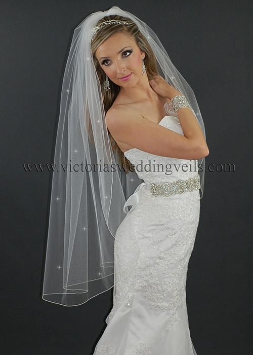 long bridal veil