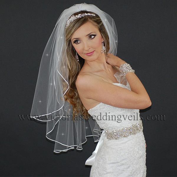 bridal veil ribbon edge
