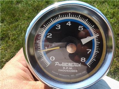 EQUUS PRO RACING Rat Rod Gasser Hot Rod Tachometer Tach ... equus pro tach wiring 