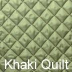 khaki quilt