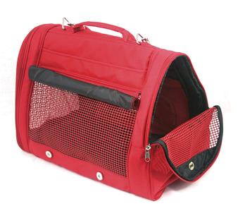 Prefer Pets Dog Pet Cat Backpack Carrier Airline Approved Red Nylon Up to 15 Lbs | eBay