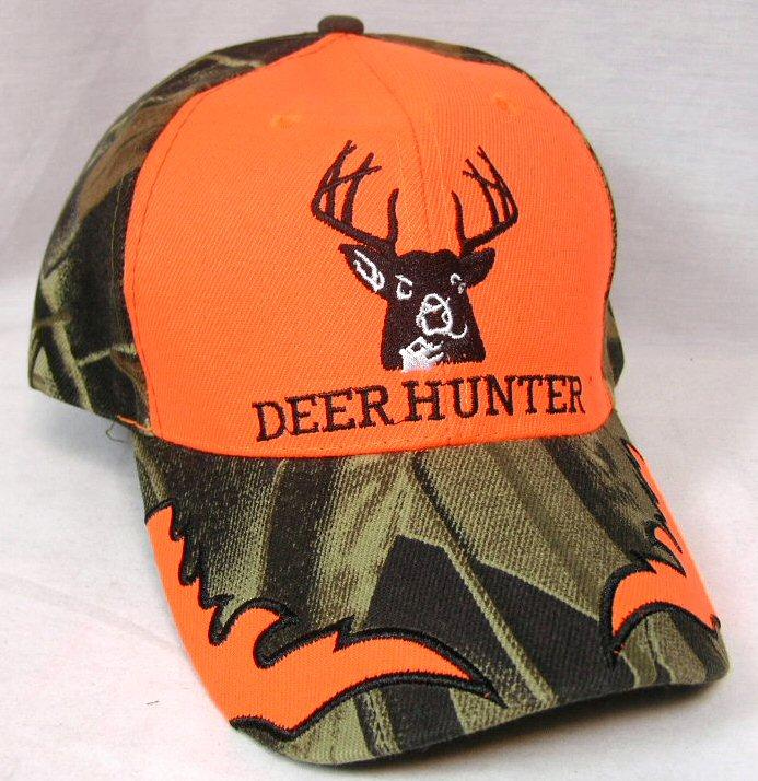 DEER HUNTER BASEBALL CAP HAT HUNTING OUTDOOR SPORTS BOW BUCK CAMO
