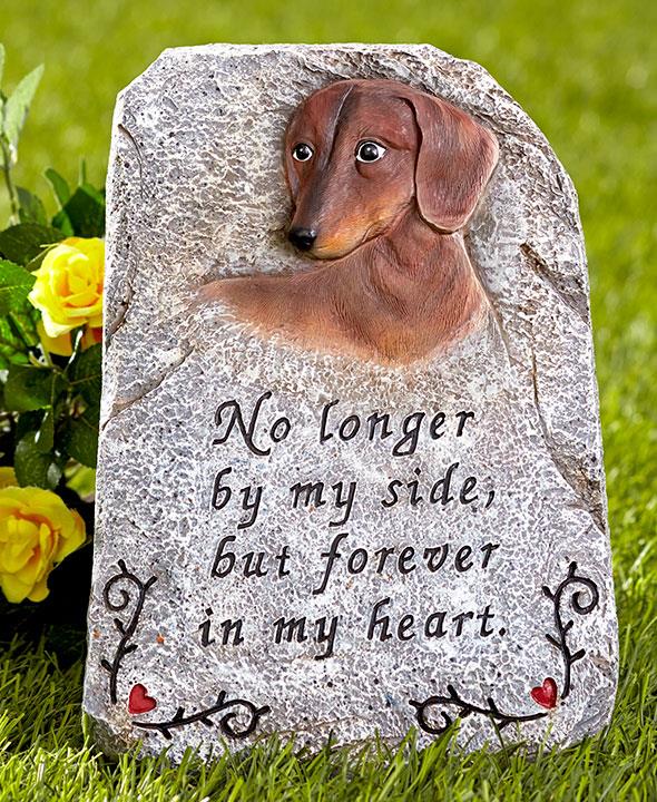 Dog Breed Memorial Stone Headstone Grave Marker Choice of Pet Breed NEW