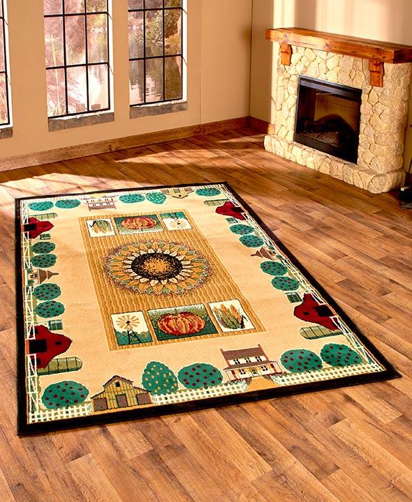 NEW Country Barn Farm House Accent Runner & Area Rugs eBay