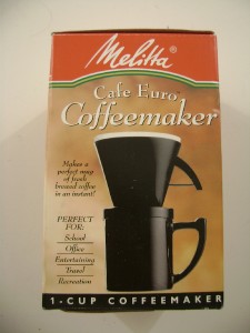 In Box Melitta Cafe Euro Single Cup Coffee Maker