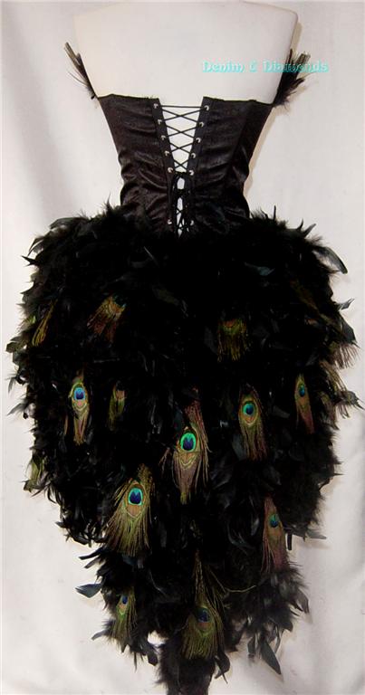 Dandd Moulin Carnival Feather Bird Showgirl Peacock Burlesque Pin Up