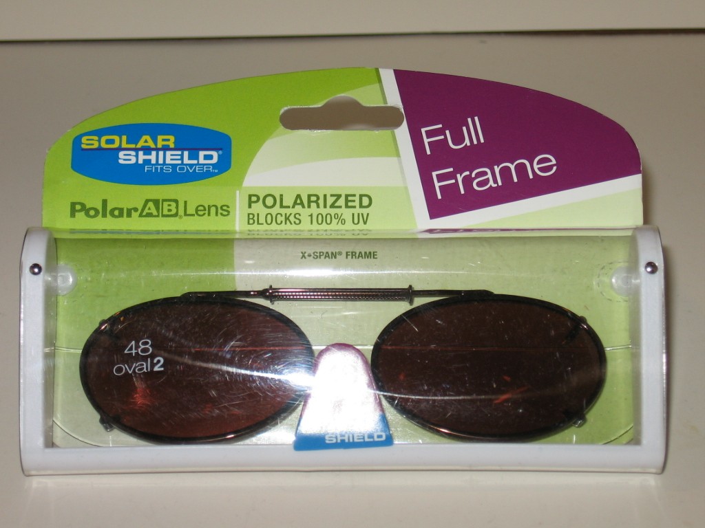 Solar Shield Clip Sunglasses Size Chart