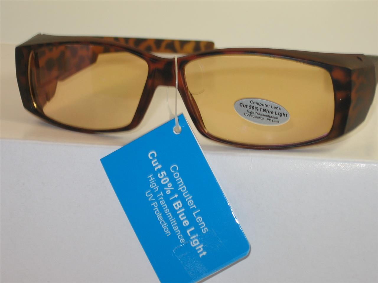 COMPUTER OVER GLASSES ANTI REFLECTIVE TINTED LENS UV PROTECTION - Picture 3 of 3