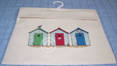 Laundry Storage on Beach Hut Design   Canvas Peg Bag   Laundry   Storage   Ebay