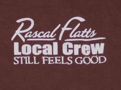 RASCAL FLATTS Still Feels Good TOUR CONCERT T-SHIRT XL