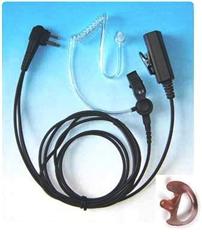 Latest model acoustic clear tube earpeice 12mm pin for Kenwood radios